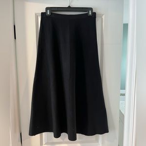 modasty black knit skirt, size 2